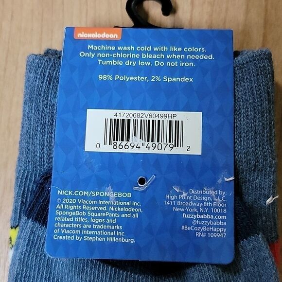 SPONGEBOB SQUAREPANTS PRIDE CREW SOCKS - Picture 4 of 4
